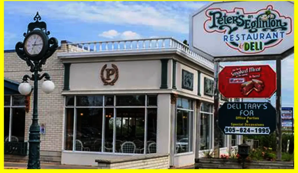 Peter's on eglinton restaurant menu and prices