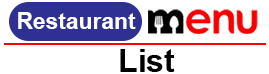 restaurant menu list logo