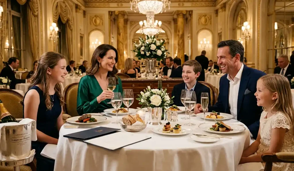 Bringing the Family - children dine at the ritz london restaurant