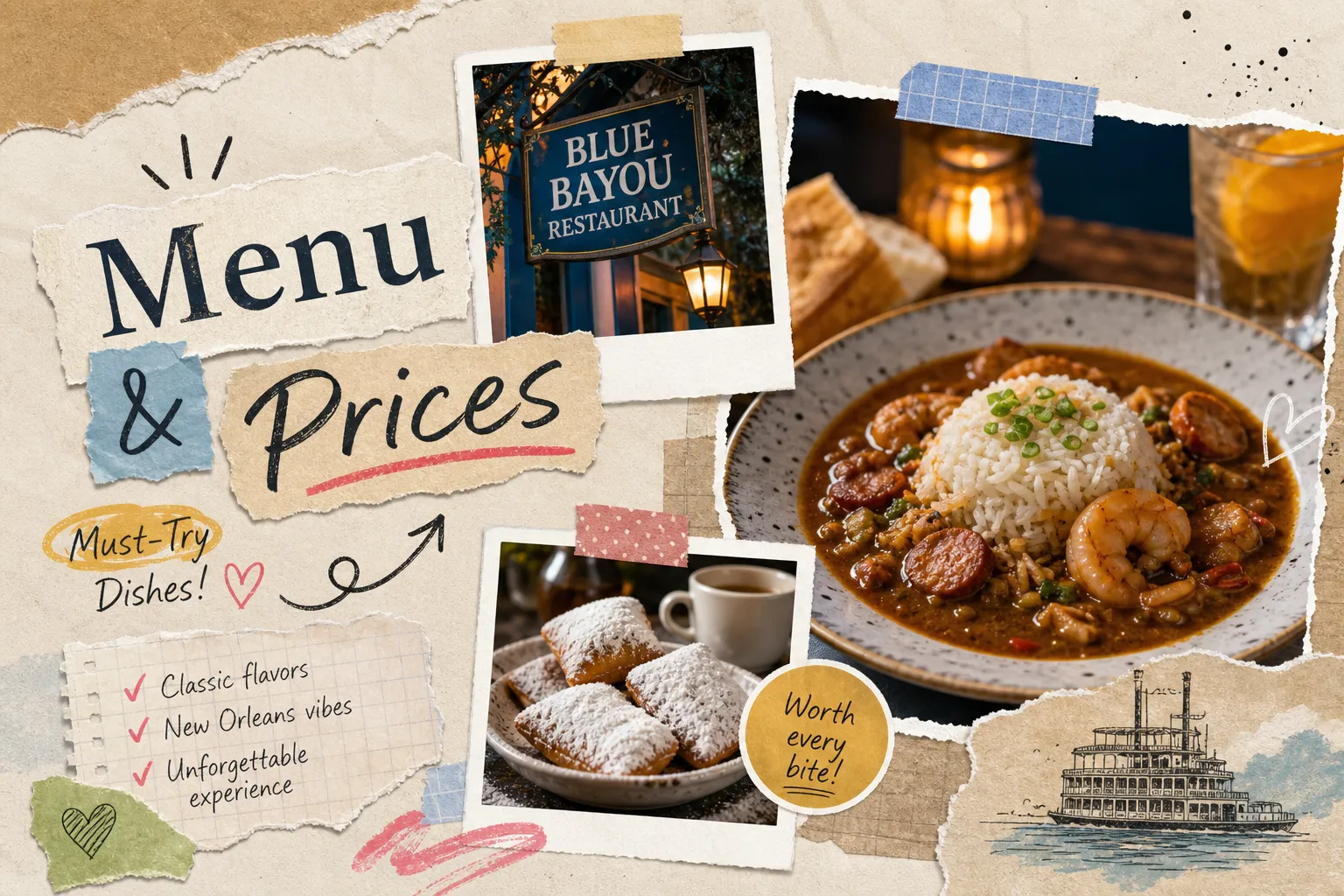Blue Bayou Restaurant Menu: Prices & Must-Order Dishes