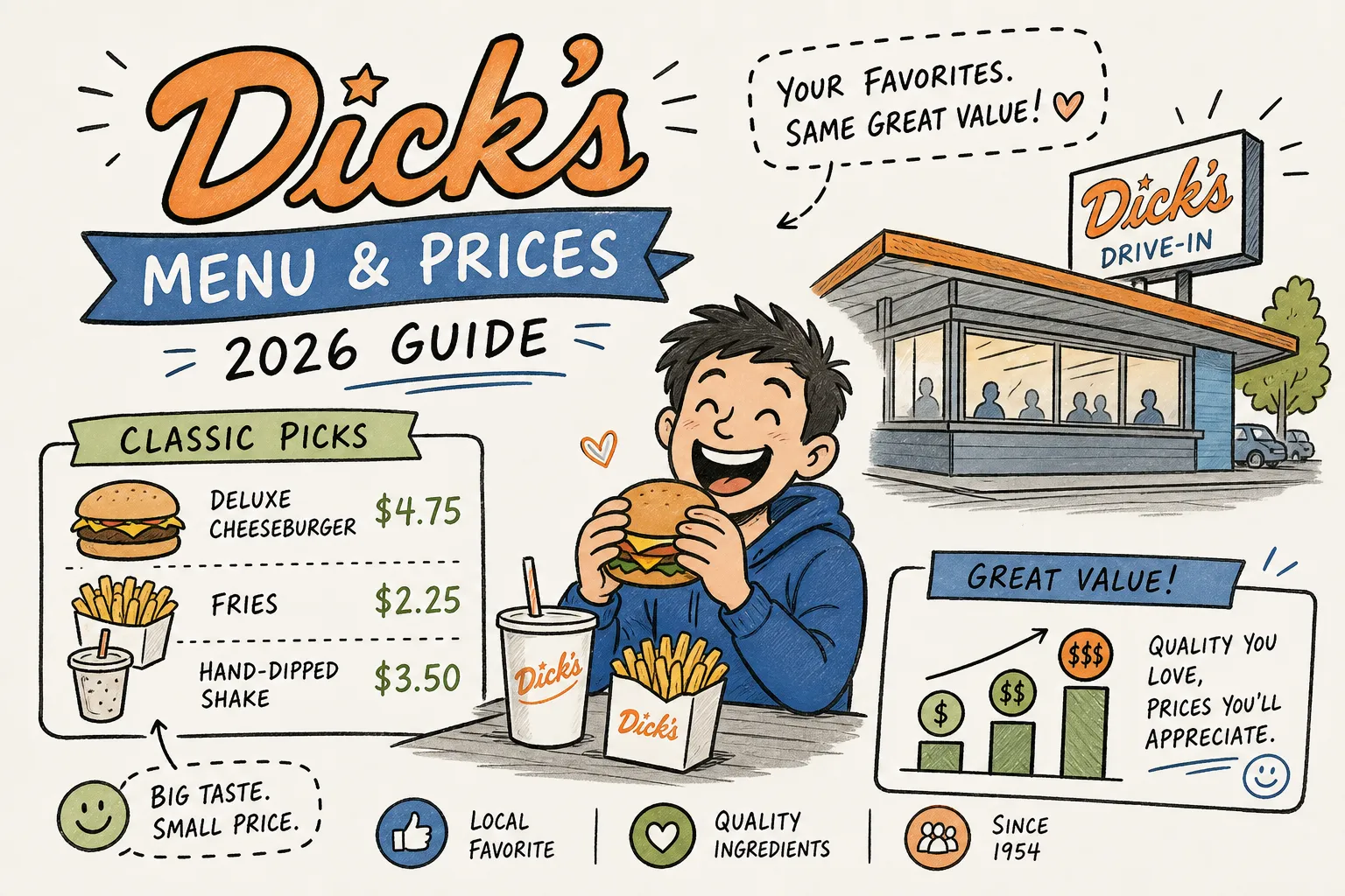 Dick's Restaurant Menu: Prices & Full Menu Guide 2026