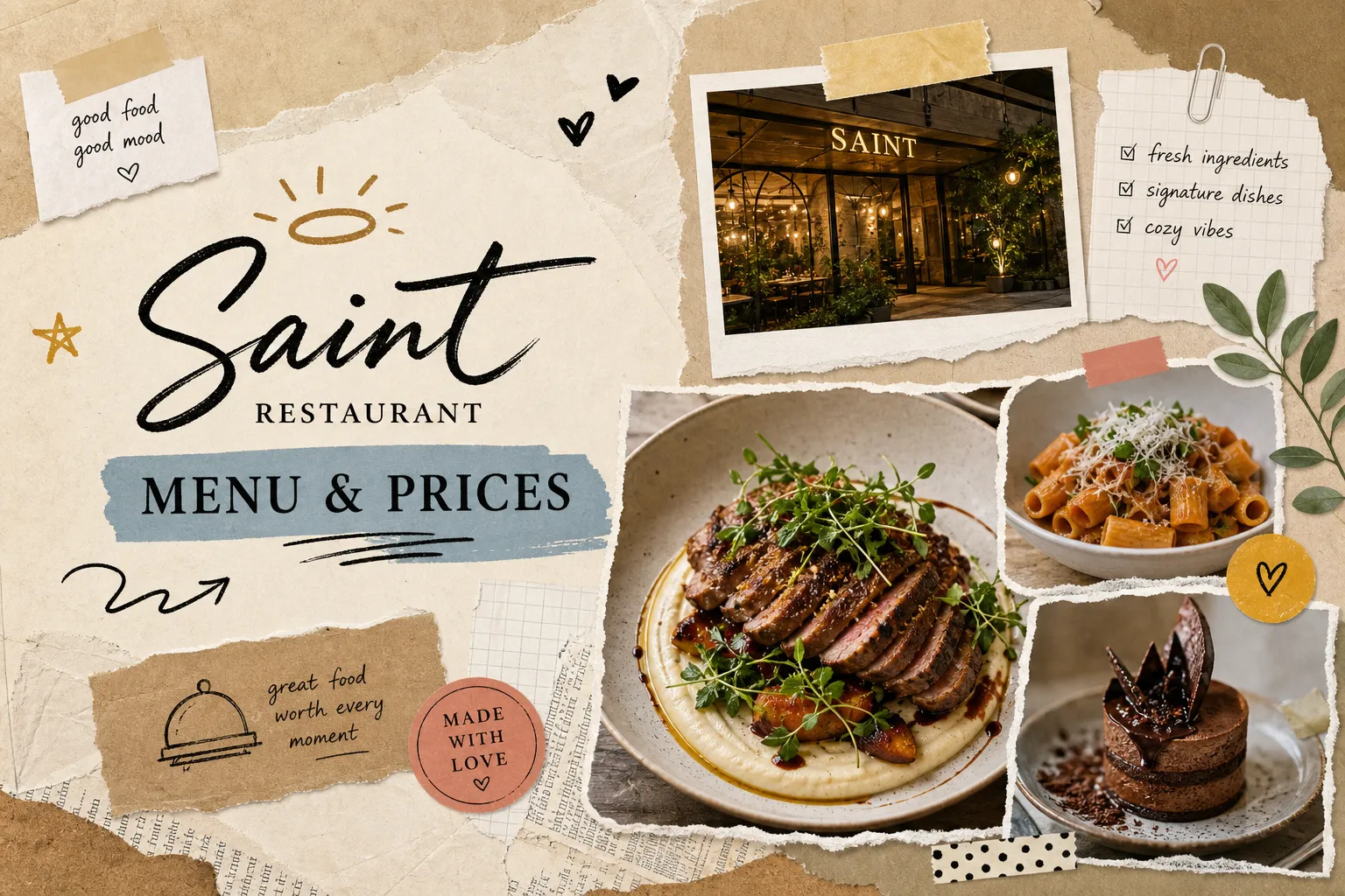 Saint Restaurant Menu: Full Guide to Dishes & Prices